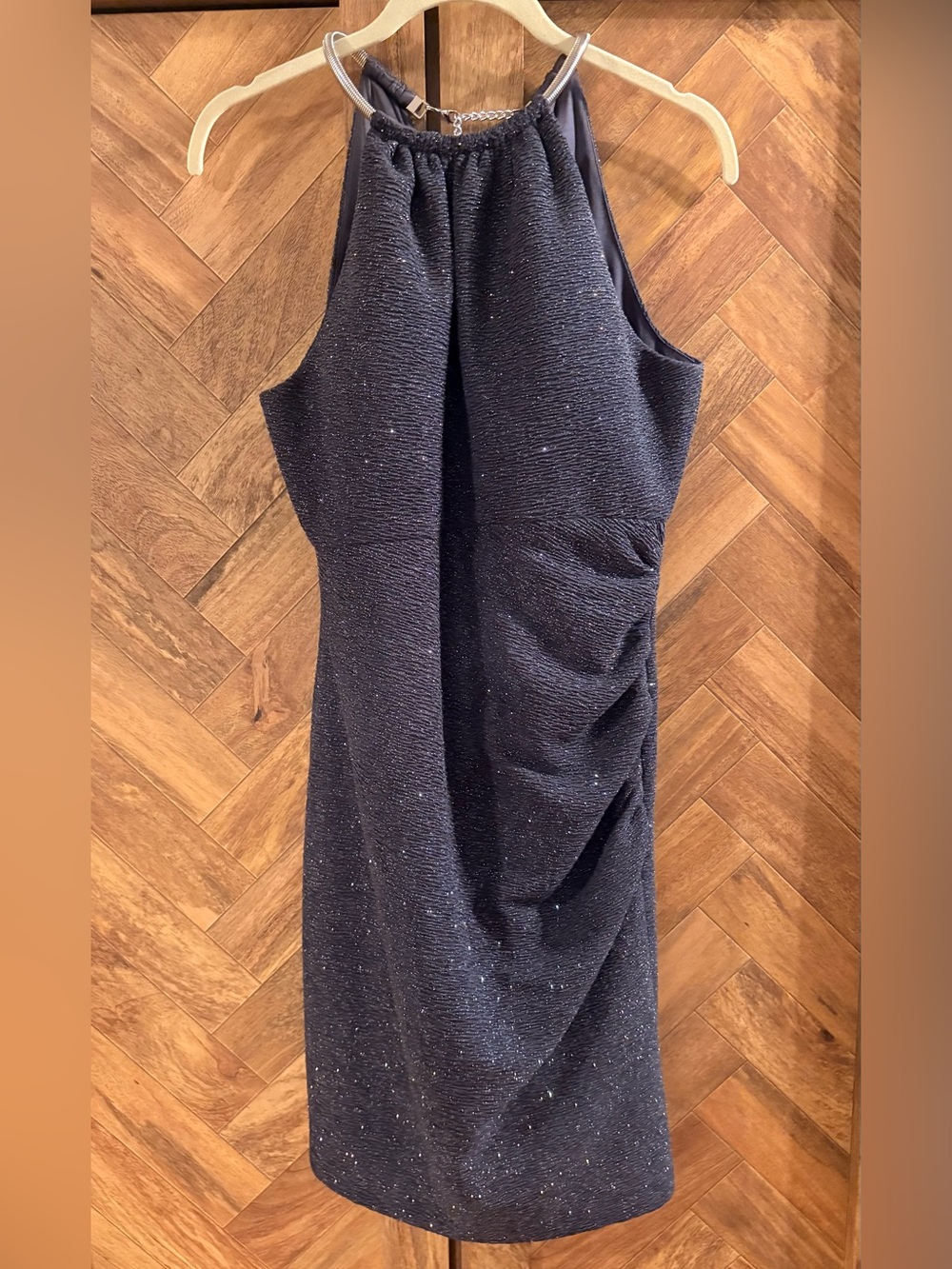Eliza J Black Sparkle Dress